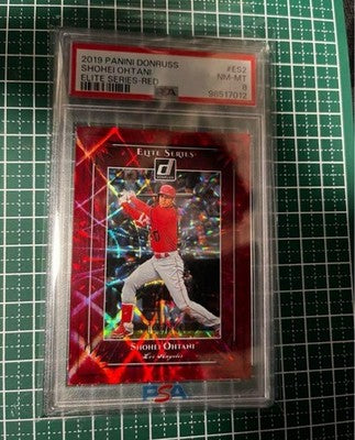 2019 Panini  Shohei Ohtani PSA8 /149 First Number Card MBL Angels #ES2