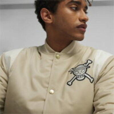 check description size M-2XL PUMA ONE PIECE Collabo Varsity Jacket Unisex acs