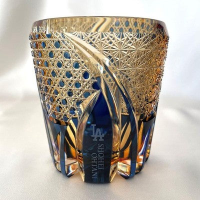 Shohei Ohtani × Edo Kiriko Rock Glass Limited 300 Rare Japanese Crystal MLB *1