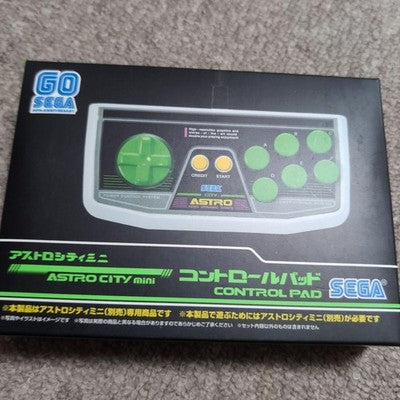 SEGA Astro City Mini Arcade Classic Control Pad Controller COMPLETO Originale