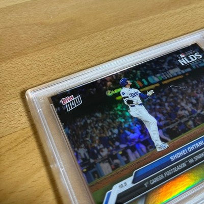 2024 Topps Now NLDS Shohei Ohtani PSA8 Trading Card MBL Los Angeles Dodgers