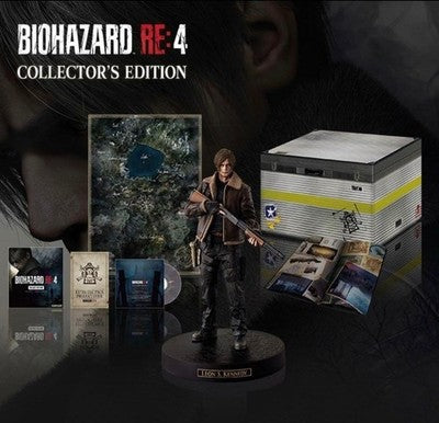 CAPCOM Resident Evil RE:4 Collector’s Edition PS5 Leon Figure Limited BOX