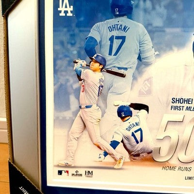Shohei Ohtani 50-50 Club Limited Double Coin Photo Mint - Serial Numbered Dodgers *6