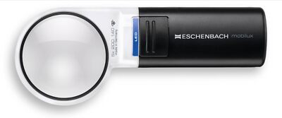 NEW ESCHENBACH handheld loupe Mobilux LED 5 times with LED light 1511-5