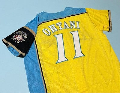 Shohei Ohtani Hokkaido Nippon-Ham Fighters Jersey Size L Happy Yellow #11