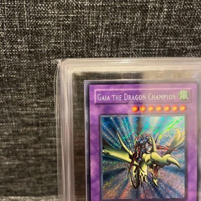 Yu-Gi-Oh Gaia Dragon Champion LOB-125 1st Edition PSA Asian English (ARS10)