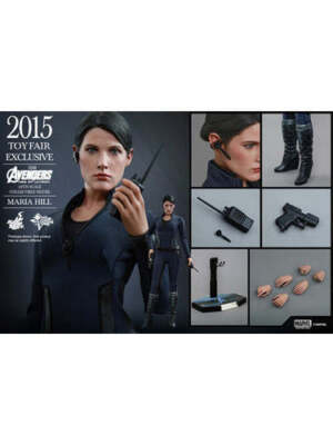 Masterpiece Hot Toys Maria Hill 1/6 Figure Avengers Age of Ultron Movie MMS305