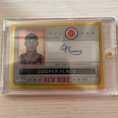 2024 TOPPS CHROME McDONALD'S ALL AMERICAN COOPER FLAGG tops chrome autograph 50