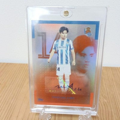 Takefusa Kubo 2022/23 Topps Autograph Card  /25 Real Sociedad #14