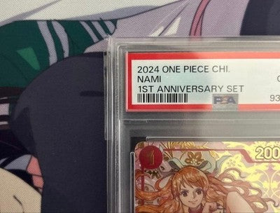 One Piece Nami PSA10  OP01-016 R Exclusive 1st Anniversary Alt Chinese ver  Card
