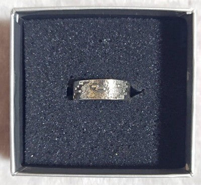see description Fullmetal Alchemist Merchandise Ring Message Ring Roy Mustang