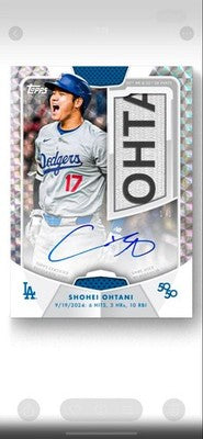 Topps 2024 Shohei Ohtani 50/50 1-Box Major League Baseball Dodgers Trading Card