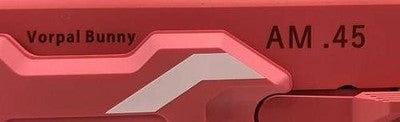 SAO Gun Gale Online AM.45 LLENN Vorpal Bunny Gas Blowback Pistol good condition