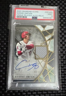 2022 Topps DAIAMOND ICONS Shohei Ohtani Limited PSA9 /10 + 2018 RC Bonus