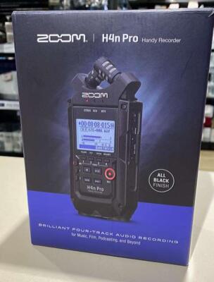 Beautiful Used ZOOM Handy Recorder All Black Edition H4nPro/BLACK