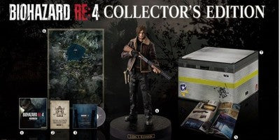 CAPCOM Resident Evil RE:4 Collector’s Edition PS5 Leon Figure Limited BOX _6