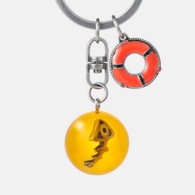 【Japan Limited】 Salmon Run Golden Egg Keychain Splatoon 3 Nintendo Store  NEW