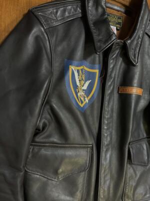 Good Condition AVIREX LTD Made in the USA A-2 FLYING TIGERS Brown Size M Men's