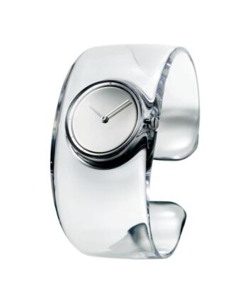 【Battery required Clear】 ISSEY MIYAKE O Bangle Watch Tokujin Yoshioka NY0W005