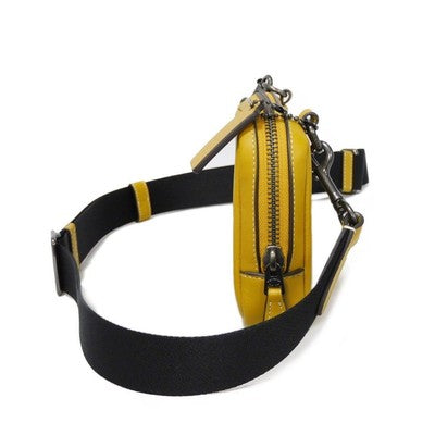 Coach Carrier Fawn Crossbody Smooth Calf Mustard Dark Yellow Outlet Leather