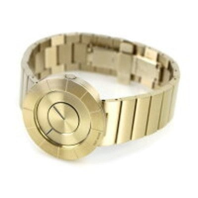 New NY0N005 ISSEY MIYAKE TO Tokujin Yoshioka Design Watch Champagne Gold
