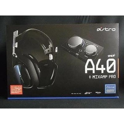 opened ASTRO Gaming A40 Headset + Mix Amp Pro TR A40TR-MAP-002r PS4 PC 3.5mm USB