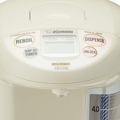 New Zojirushi CD-LCQ50-WG Microcomputer Electric Hot Water Pot 5L AC220-230V F/S
