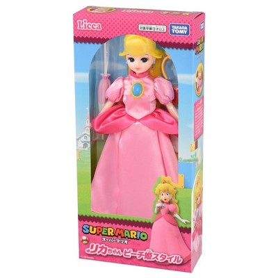 Takara Tomy Licca-chan Doll Super Mario Licca-chan Princess Peach Style Japan