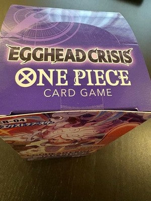 One Piece Card Game Extra Booster EB-04 EGGHEAD CRISIS 1 Box w/tape Bandai