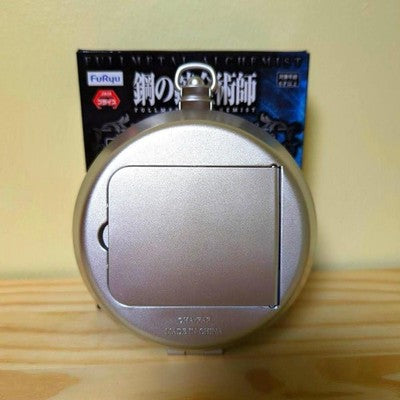 Fullmetal Alchemist Large Edward Elric Silver Clock Table Clock Type 14cm