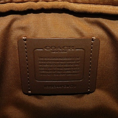 Coach Carrier Fawn Crossbody Smooth Calf Mustard Dark Yellow Outlet Leather