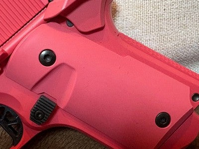 SAO Gun Gale Online AM.45 LLENN Vorpal Bunny Gas Blowback Pistol pink gift *8