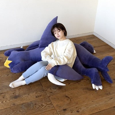Mint Large MEGA BIG Garchomp Pokemon Center LIMITED Plush Cushion Life Size R