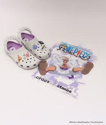 One Piece atmos Crocs Classic RO Clog Luffy Gear 5 Limited Edition New US8 26cm