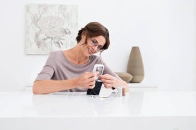 NEW ESCHENBACH 1511-7 hand-held 7X magnifying glass LED Bargain Price acs