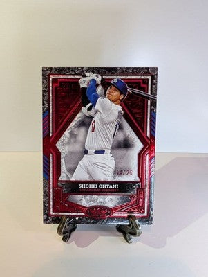 2025 Shohei Ohtani Topps Tier One Baseball Los Angeles Dodgers Red Parallel