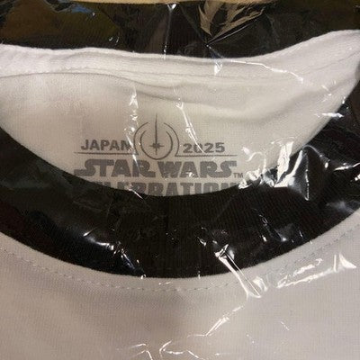 L Size Star Wars Celebration 2025 Official T-Shirt Limited Event Exclusive White