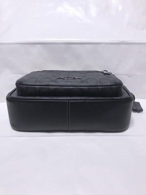 Auth COACH Elias Crossbody In Signature Canvas CJ510 Canvas Black F/S 424728