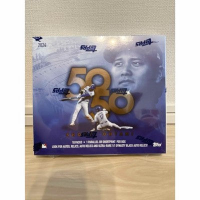 2024 Topps 50/50 Shohei Ohtani 10-Pack 1Box Trading Cards Commemorative Box
