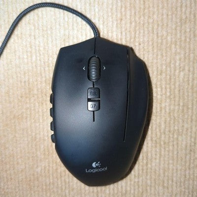 Logitech G600t MMO Gaming Mouse FF XIV Recommended Model 20 Buttons JP Used item