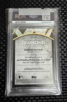 2022 Topps DAIAMOND ICONS Shohei Ohtani Limited PSA9 /10 + 2018 RC Bonus