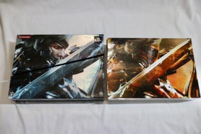 no software PS3 Metal Gear Rising Limited Edition Box figure & CD included