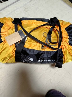 THE NORTH FACE Geodetic Dome Tent NV21800 Yellow Polyester 4Person Camping