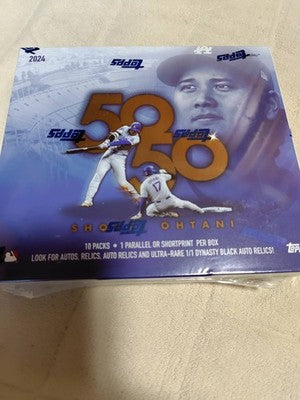 2024 Topps 50/50 Shohei Ohtani 10-Pack 1Box Trading Cards Commemorative Box