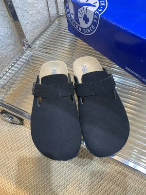 see description multi sizes BIRKENSTOCK Boston Narrow Black