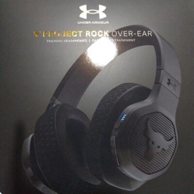 JBL Under Armour Project Rock Sport Wireless train Over-the-Ear Headphones Black