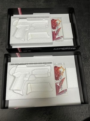 Set of 2 SAO Gun Gale Online AM.45 LLENN Vorpal Bunny Gas Blowback Pistol pink 1