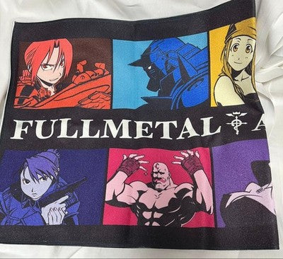Fullmetal Alchemist Square Enix Etching Watch Postcard Towel Mascot Set