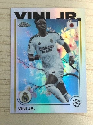 topps JAPAN EDITION Real Madrid Vinicius Junior Sakura Parallel Sports Card