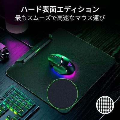 Razer HyperFlux V2 Hard Edition Gaming Mouse Pad Wireless Charging NEW Japan